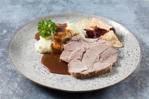 Nakkefilet stegt som vildt