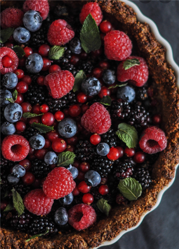 Hjemmebagt bærtærte