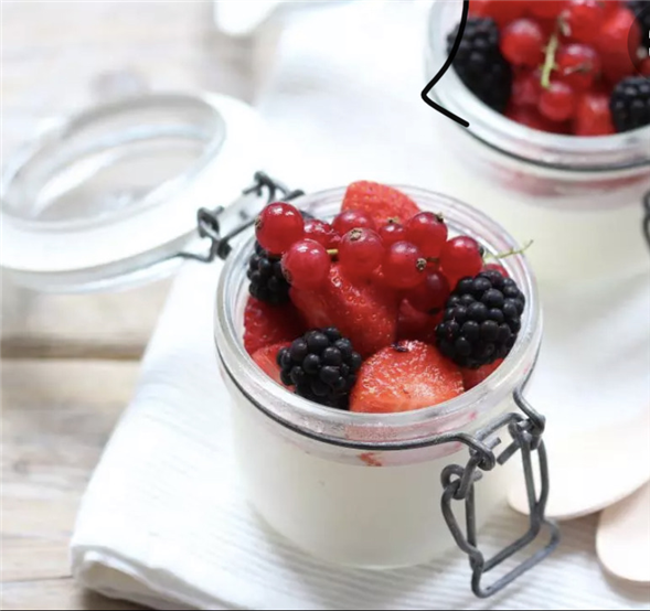 Vanilje panna cotta
